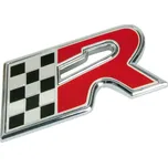 Samolepící chromovaný znak "R" PILOT