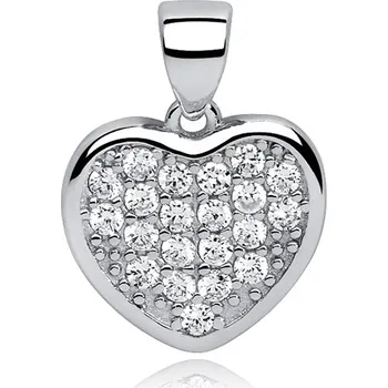 Přívěsek LUNICA Stříbrný přívěsek SRDCE 0028 Ag 925; ≤1,6 g.