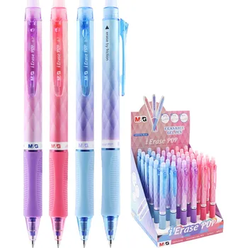 Pero gelové /gumovací M&G iErase POP 0,7 mm - modrá náplň