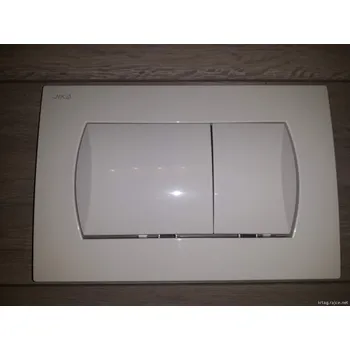 Splachovací tlačítko Jika ovládací deska BÍLÁ dvojčinná, 25x16 Plate 62 H8956160000001
