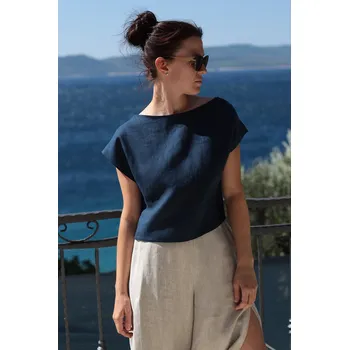 Lotika Autorské triko Lotika ze 100% lnu 1015411