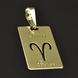 Goldpoint Zlatý přívěsek znamení beran Váha: 1.30 g