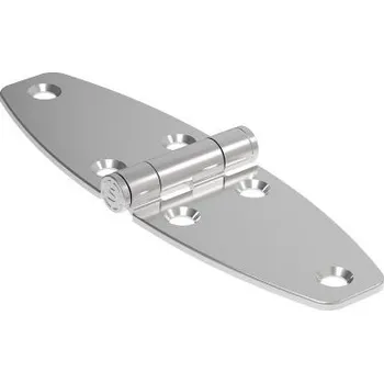 pant Pásový závěs, Lesklý, Nerezová ocel, délka: 118mm x 38.2mm x 9mm Southco