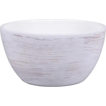 Obal na květináč Žardinka PURKYNĚ WHITE keramická matná d27x17cm