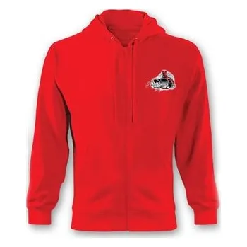 Dámská mikina Hell-Cat dámská mikina s kapucí a zipem červená|L