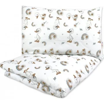 Dětské povlečení, bavlna 2D 140x200/70x80 - Kačátko, bílé, Velikost povlečení 140x200/70x90cm