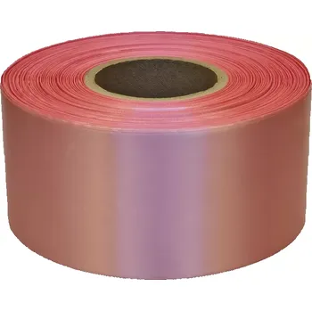 Stuha Textilní stuha 89mm x 200m, růžová, satén