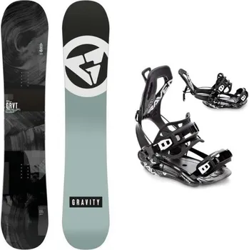 Snowboarding Gravity Contra 24/25 pánský snowboard + Raven Fastec FT360 black vázání 159 cm + M (EU 39-42) + DÁREK + Doprava ZDARMA