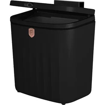 Odpadkový koš BerlingerHaus Koš odpadkový plastový 7 l Black Rose Collection BH-8609