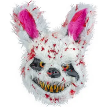 Karnevalová maska Funny Fashion 94168 strašidelný králík maska bílá