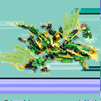 ostatní stavebnice Kreativní dračí stavebnice | Styl Lego - Bez krabice 1 Obrázek-1189652669