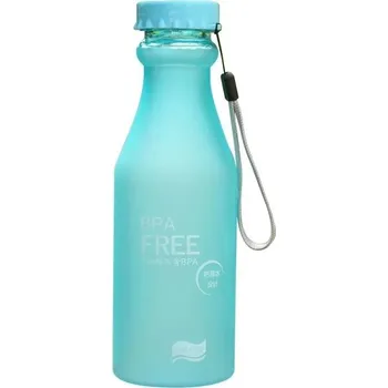 Láhev Flaška na vodu | plastová láhev na vodu - 550ml,Světle modrá