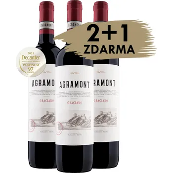 Víno Agronavarra Agramont Graciano 2021, 2+1 zdarma