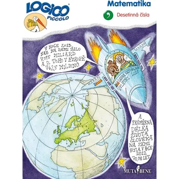 Přírodní věda Karty Piccolo Matematika - Desetinná čísla (zelený rámeček) | Mutabene