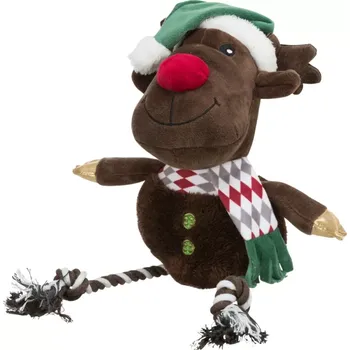 Hračka pro psa Xmas REINDEER, sob se zvukem, plyš/bavlna, 49 cm
