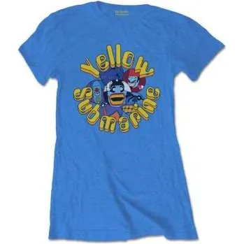 Merch The Beatles: The Beatles Ladies T-shirt: Yellow Submarine Baddies (medium) M