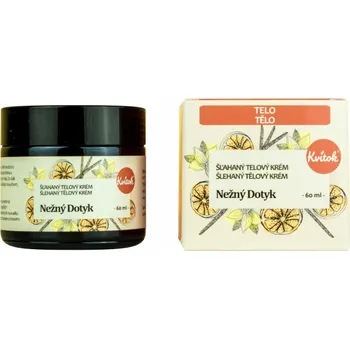 Tělový krém Kvitok Šlehaný tělový krém pro suchou a namáhanou pokožku - Něžný dotek 60 ml