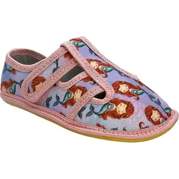 Chlapecké bačkory Dětská textilní barefoot obuv Bighorn MAHURY 5101 F Velikost 24