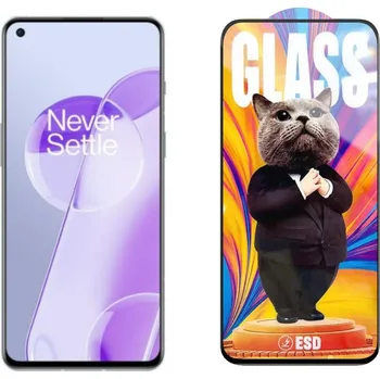 3D Ochranné tvrzené sklo na OnePlus 9RT 5G - Mr. Cat ESD