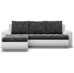Rozkládací rohová sedací souprava TOKIO VI Levá Šedá/bílá I