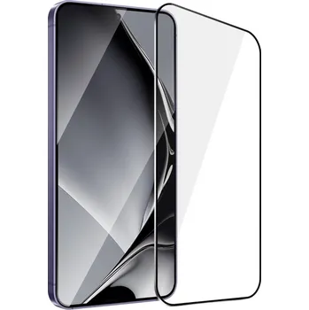 Beweare Tvrzené sklo s kovovým rámečkem na Samsung Galaxy S24 - černé