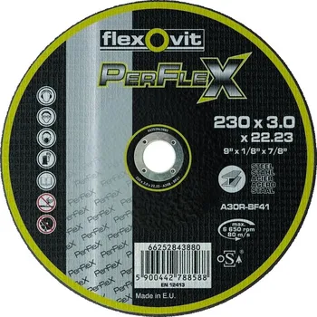 Řezný kotouč Kotouč řezný Flexovit PerFlex A30R-BF41 230×22,23 mm 3 mm