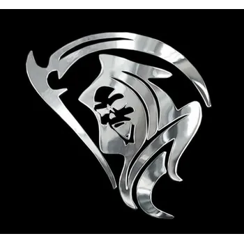 Samolepicí dekorace na vozidlo Samolepicí dekor niklovaný - Demon