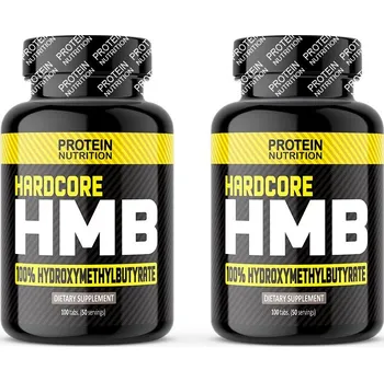 Anabolizér 1+1 Zadarmo: Hardcore HMB - Protein Nutrition Balení: 100 tbl. + 100 tbl.