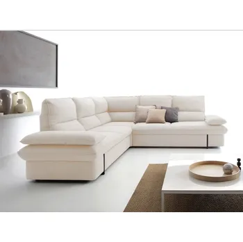Sedací souprava Luxusní rohová sedačka MORISON krémová