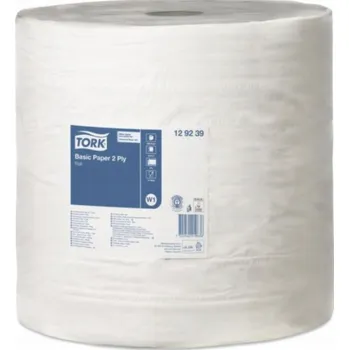 Tork - Papírová role pro základní úkoly, bílý, recyklovaný papír - 680 m