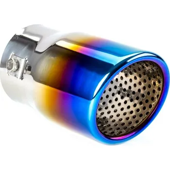 Koncovka výfuku Koncovka výfuku z nerezové oceli - modrá 130x76mm