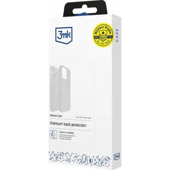 Pouzdro na mobilní telefon 3mk ochranný kryt Silicone Case Dark Navy pro Apple iPhone 16 Plus