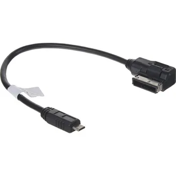 Hi-Fi systém Adaptér micro USB/MDI pro Audi, VW, Škoda, 27cm