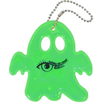 Přívěšek reflexní GHOST - zelený