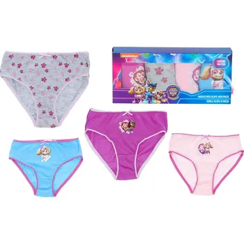 Dívčí spodní prádlo THE COOKIE COMPANY Kalhotky TLAPKOVÁ PATROLA růžové 4pack 98/104