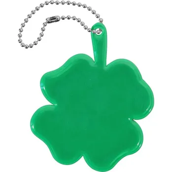 Přívěšek reflexní ČTYŘLÍSTEK - zelený