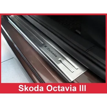 Kryty prahů ŠKODA Octavia III r.v. 2013-> "exclusive" 4ks
