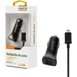 Autonabíječka pro iPhone Aligator 2,4A 2x USB