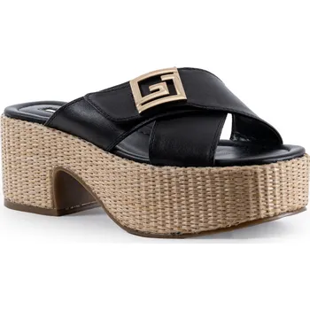 Dámské pantofle GAUDI Rafia Black pantofle 35 EU Béžová