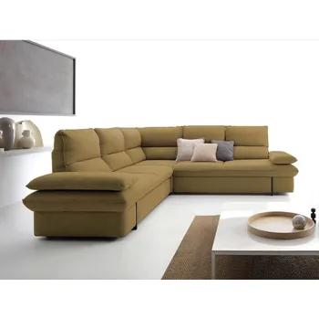 Sedací souprava Luxusní rohová sedačka MORISON okrová