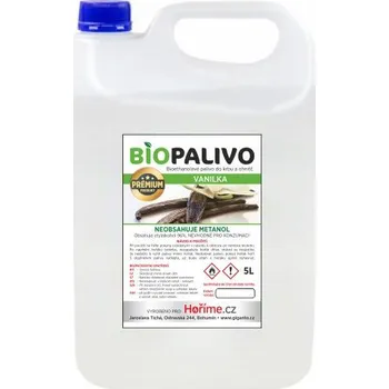 Hoříme Biolíh Prémium palivo do biokrbu 5l vanilka