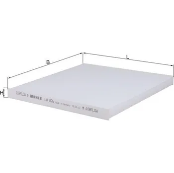 Ventilátor topení a klimatizace Filtr, vzduch v interiéru KNECHT LA 876