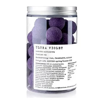 Čokoláda Bosfood Haupt Lakritz, ultra fialová, slaná lékořice & fialky, Švédsko 250g