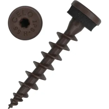 CELO IPS-H 55 Šroub do polystyrenu hnědý 8 x 55 mm 100 ks Vrut CELO IPS-H 55 Šroub do polystyrenu hnědý 8 x 55 mm 100 ks