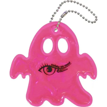 Přívěsek reflexní GHOST - růžový