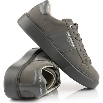 Pánské tenisky TENISKY KARL LAGERFELD MAXI KUP RSG BAND LO LACE MID GREY NUBUCK