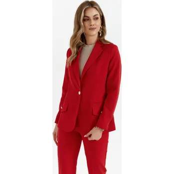 Dámské sako Elegantní sako Makover K141 červené EU velikost: L