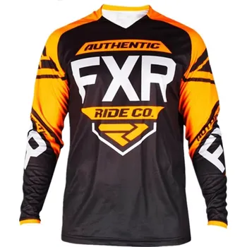 Moto dres FXR moto dres na minicross pitbike čtyřkolku černo-oranžový