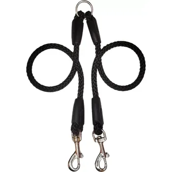Vodítko pro psa Palkar vodítko rozdvojka pro psy 50 cm x 14 mm černá