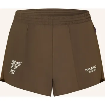 Dámské kraťasy Pas Normal Studios Dámské Běžecké Šortky 2V1 Balance, khaki, 40